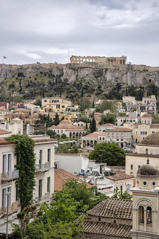 Appartement Sunny Luxury Loft,Stunning Acropolis View, Jacuzzi à Athènes Extérieur photo