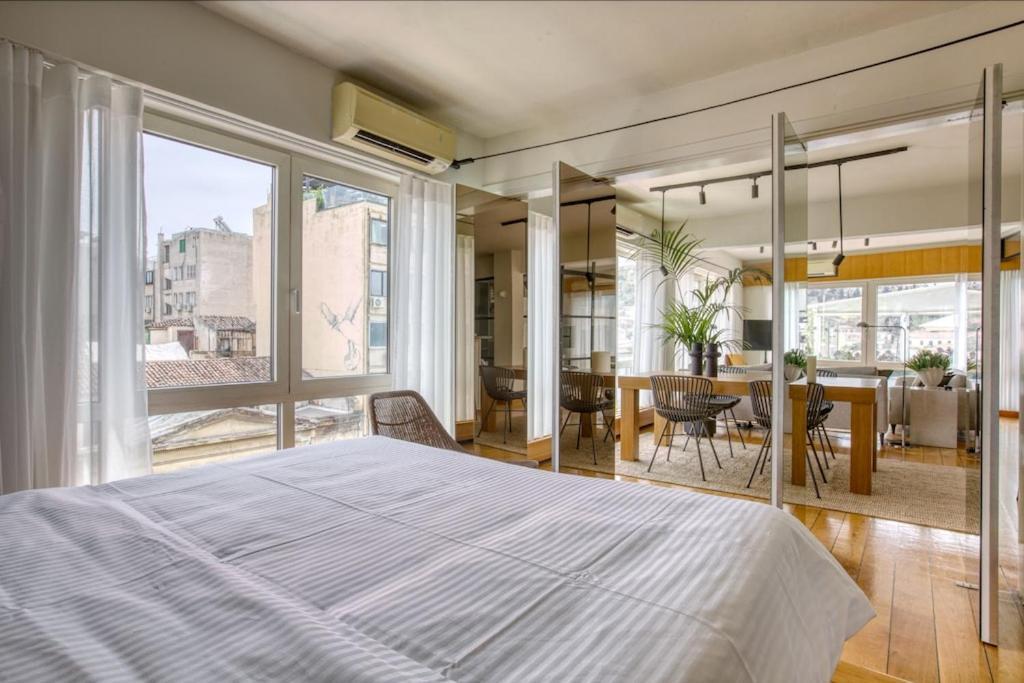Appartement Sunny Luxury Loft,Stunning Acropolis View, Jacuzzi à Athènes Extérieur photo
