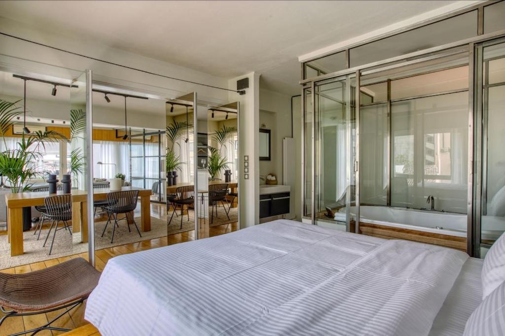 Appartement Sunny Luxury Loft,Stunning Acropolis View, Jacuzzi à Athènes Extérieur photo