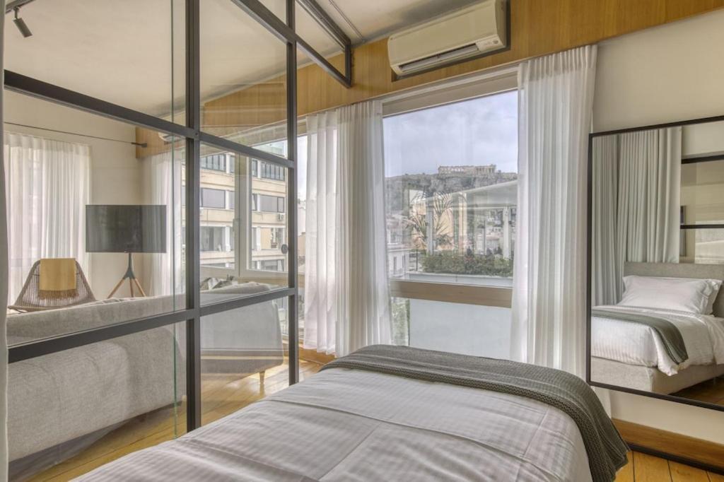 Appartement Sunny Luxury Loft,Stunning Acropolis View, Jacuzzi à Athènes Extérieur photo